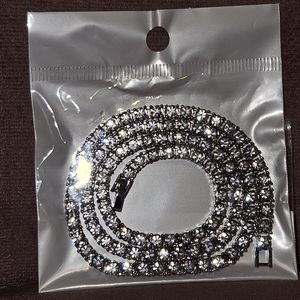 Elegant Silver Rhinestone chain